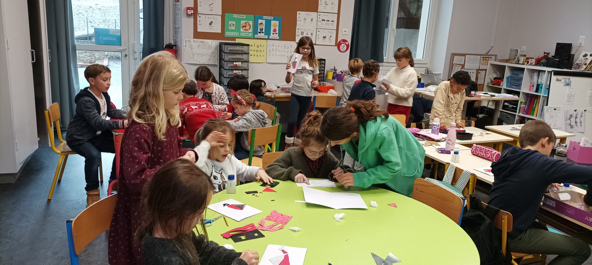 Ateliers bricolage de Noël GS/CP et CM1 Ecole Sainte Famille CLISSON